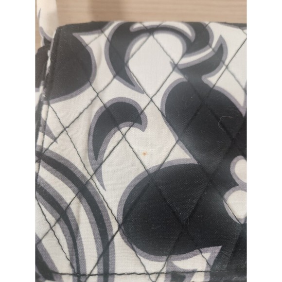 Vera Bradley Knot Just a Clutch in Night & Day - Purse - Handbag - Black & White - Picture 2 of 8